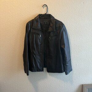 Jones of New York Leather Women's Jacket - XL
